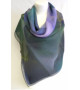 Foulard (90x90) "Les iris" de Jean LACALMONTIE