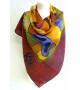 Foulard (90x90) "Amor Amor" de K.Tia