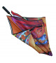 Parapluie / ombrelle Carré Delos  "Femme lovée" de Patricia LEROUX