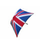 Parapluie / ombrelle Carré Delos  "Drapeau Britanique" union flag jack