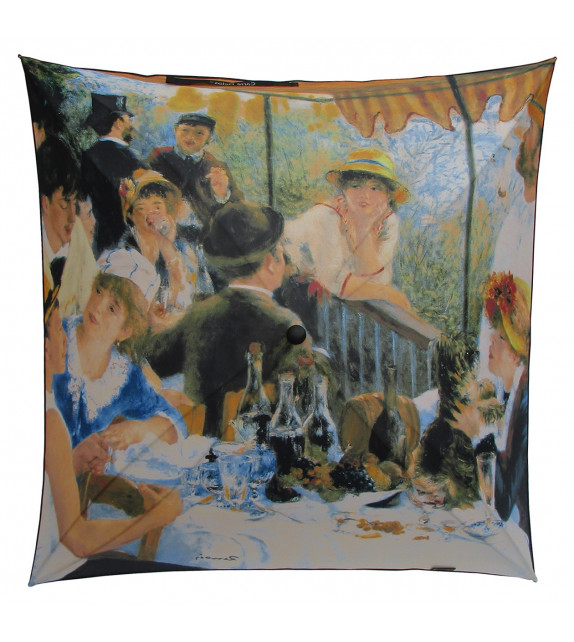 Parapluie /Ombrelle Carré Delos Aurillac  "Le déjeuner des  Canotiers" par Auguste Renoir