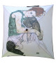 Couverture de parapluie / ombrelle Carré Delos  "La femme de l'artiste" de Egon SCHIELE