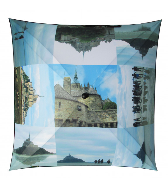 Couverture de parapluie / ombrelle Carré Delos "Mont St Michel (9)" de Yann PAVIE