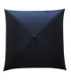 Umbrella Carré Delos solid black