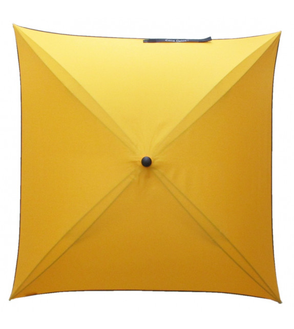 Umbrella Carré Delos solid yellow