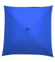 Umbrella Carré Delos solid hard blue