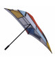 Parapluie / ombrelle Carré Delos Aurillac "Compositon couleurs" de Piet Mondrian