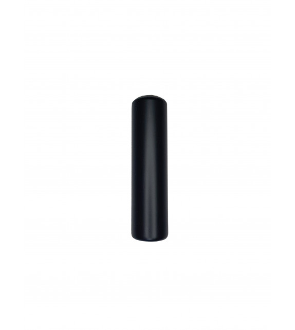 Handles cylindrical black wooden