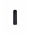 Handles cylindrical black wooden