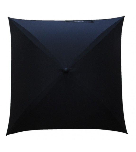Couverture de parapluie  Carré Delos uni - noir