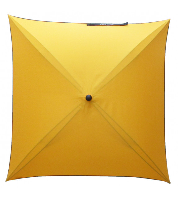 Couverture de parapluie  Carré Delos : "Uni jaune"