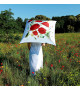 umbrella Carré Delos - Les coquelicots - Christine Tison