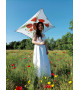 Parapluie / ombrelle Carré Delos - Les coquelicots - Christine Tison