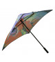 Parapluie / ombrelle Carré Delos - Les anémones - Jean Lacalmontie