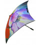 Parapluie / ombrelle Carré Delos  "Les anémones" de Jean Lacalmontie