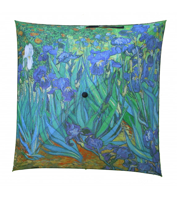 Parapluie / Ombrelle Carré Delos Aurillac "Les iris" de Van Gogh
