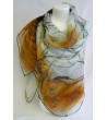 Scarf (90x90) "Fils de mars" by Jean Marie GUINY