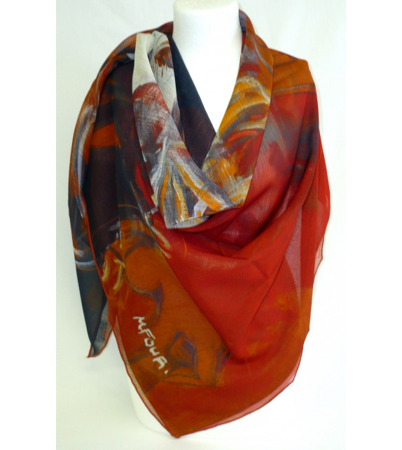 Foulard  (90x90) "Venise" de Michel FOUR