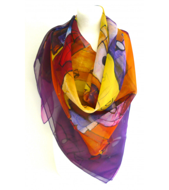 Foulard (90x90) "Je t'aime" de MIKA