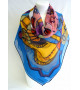 Foulard (90x90)  "J'aime la vie" de Raymond VAURS